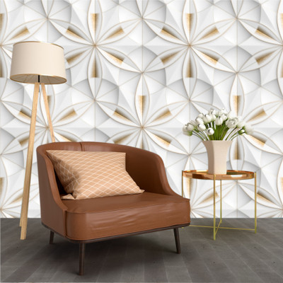 VWALL Abstract Multicolor Wallpaper(230 cm x 40 cm)