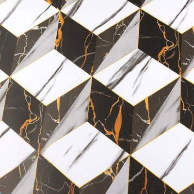 Uratech Vinyl Architecture Maroon Wallpaper(L x W: 500 cm x 45 cm)