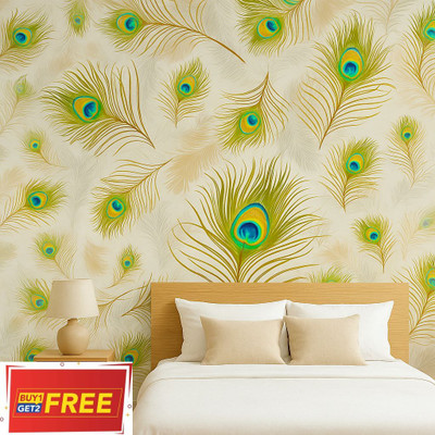 Sample Vinyl Art & Paintings Multicolor Wallpaper(L x W: 100 cm x 40 cm)