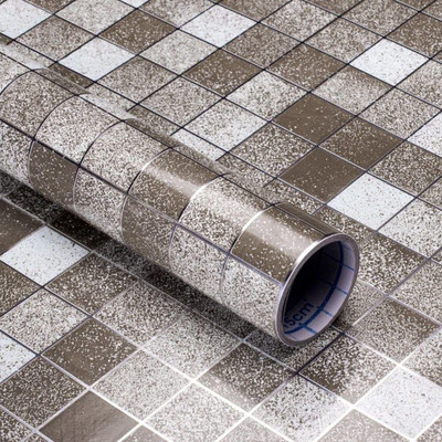 STETIX Abstract Brown Wallpaper(60 cm x 200 cm)