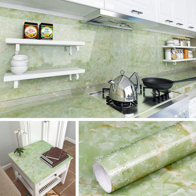Wallcol Vinyl Abstract Green Wallpaper(L x W: 200 cm x 60 cm)