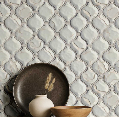 S4Sassy Abstract White Wallpaper(152 cm x 63 cm)
