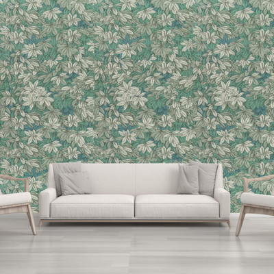 Wallmonks 200 cm Leaves Self Adhesive Sticker(Pack of 1)