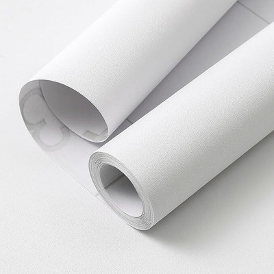 Radhika ENT Vinyl Architecture White Wallpaper(L x W: 30 cm x 121 cm)