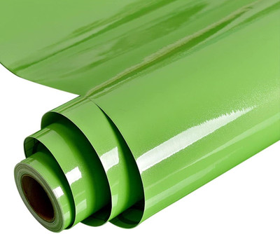 VELLUMTRO Vinyl Abstract Green Wallpaper(L x W: 60 cm x 609 cm)