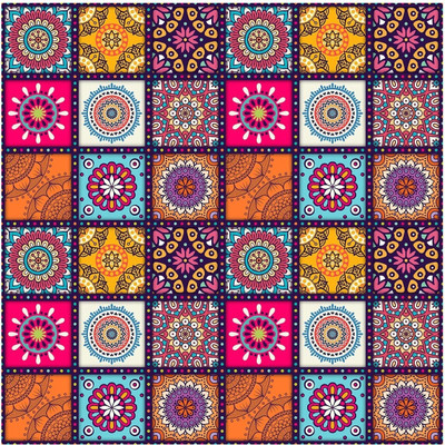 Imagine Printing Solutions Vinyl Abstract Multicolor Wallpaper(L x W: 228 cm x 40 cm)