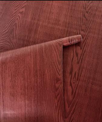 RosaStella 254 cm Wooden Wallpaper Peel And Stick Removable Wood Grain Self Adhesive Sticker(Pack of 1)