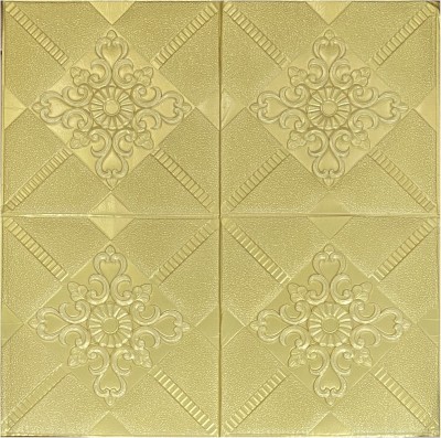 24x7eMall Architecture Gold Wallpaper(70 cm x 77 cm)