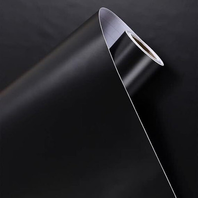 zeepzone Vinyl Classics Black Wallpaper(L x W: 152.4 cm x 30 cm)