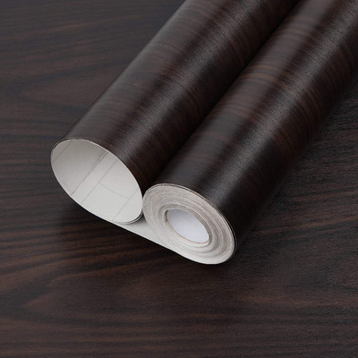 SV collections Vinyl Decorative Brown Wallpaper(L x W: 1000 cm x 45 cm)