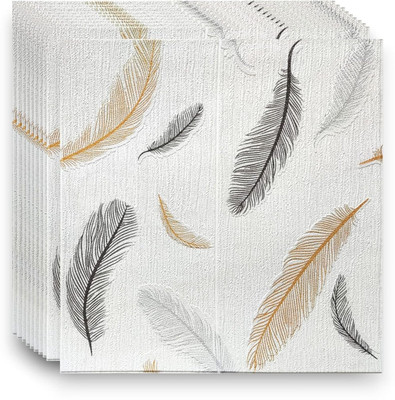HEMIPOT Vinyl Architecture White Wallpaper(L x W: 70 cm x 70 cm)