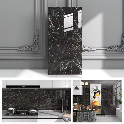 locklux Vinyl Abstract Black Wallpaper(L x W: 200 cm x 60 cm)
