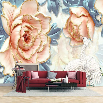 Guru Production Vinyl Decorative Multicolor Wallpaper(L x W: 400 cm x 45 cm)