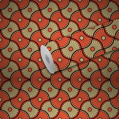 B N PRINT Abstract Multicolor Wallpaper(244 cm x 40 cm)