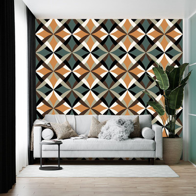 wallpics Vinyl Abstract Multicolor Wallpaper(L x W: 200 cm x 35 cm)