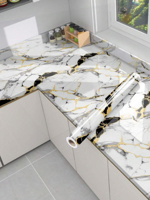 Onbet Vinyl Classics White Wallpaper(L x W: 200 cm x 60 cm)