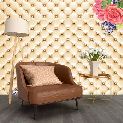 VWALL Abstract Multicolor Wallpaper(130 cm x 40 cm)