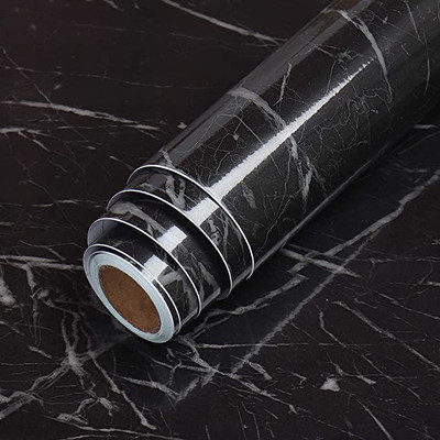 Aavad Architecture Black Wallpaper(60 cm x 200 cm)