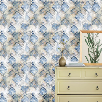 texoro Architecture White Wallpaper(230 cm x 41 cm)