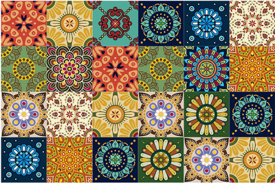 WALLDESIGN Vinyl Abstract Multicolor Wallpaper(L x W: 60.96 cm x 40.64 cm)
