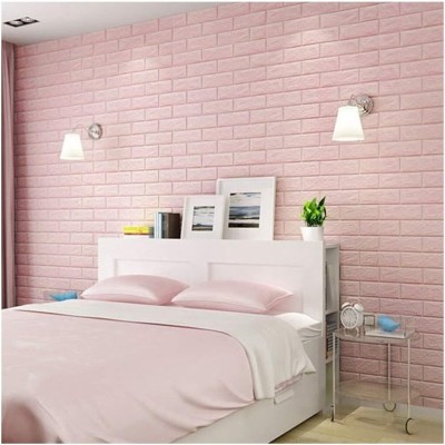 jig-tik Nature Pink Wallpaper(70 cm x 77 cm)