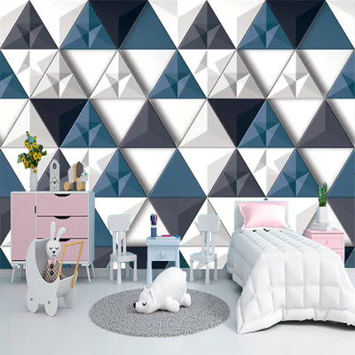 digital print world Abstract Multicolor Wallpaper(130 cm x 40 cm)