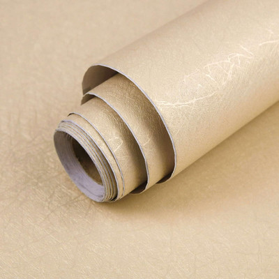 KAAF Vinyl Decorative Beige Wallpaper(L x W: 1000 cm x 45 cm)