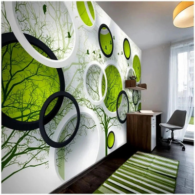 creativeprint Vinyl Decorative Multicolor Wallpaper(L x W: 40 cm x 242 cm, Pack of 2)