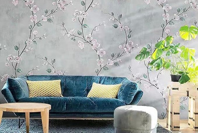 ASSBRI COLLECTION Paper Decorative Grey Wallpaper(L x W: 45 cm x 600 cm)