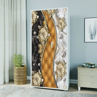 Limra Almira Vinyl Floral & Botanical Multicolor Wallpaper(L x W: 183 cm x 86 cm)