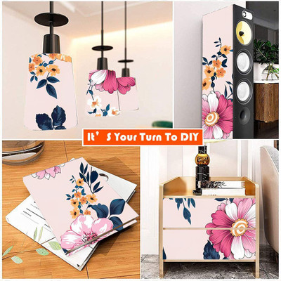 wallpics Vinyl Abstract Multicolor Wallpaper(L x W: 500 cm x 35 cm)