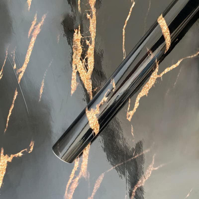 KAKADIYA ENTERPRISE Classics Black Wallpaper(20 cm x 10 cm)