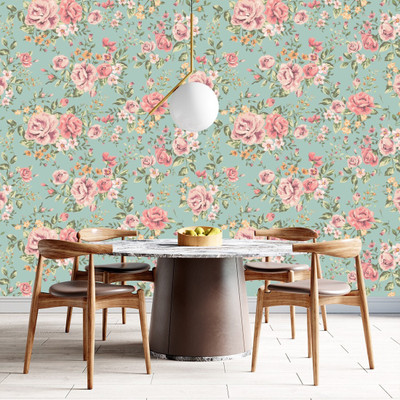 Imagine Printing Solutions Vinyl Decorative Multicolor Wallpaper(L x W: 228 cm x 40 cm)