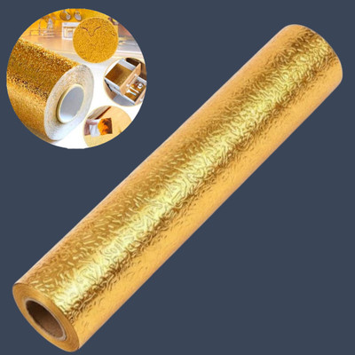 AirSoft Vinyl Architecture Gold Wallpaper(L x W: 200 cm x 60 cm)