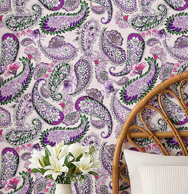 S4Sassy Vinyl Decorative Multicolor Wallpaper(L x W: 609 cm x 63 cm)
