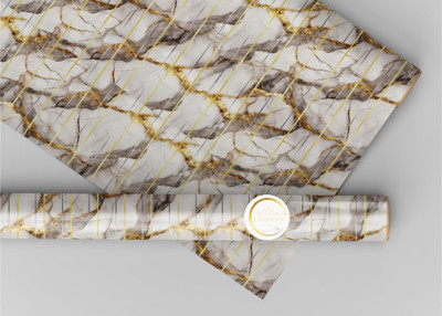 lOMESH Vinyl Classics Brown Wallpaper(L x W: 60 cm x 200 cm)