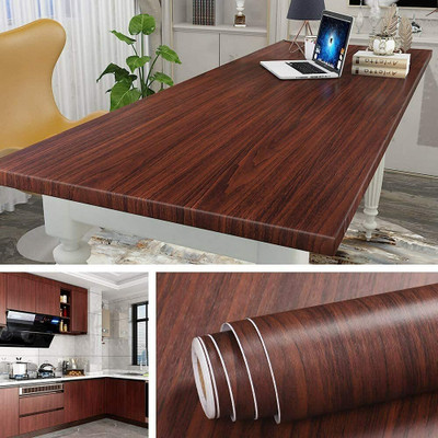 Walper Abstract Brown Wallpaper(200 cm x 60 cm)