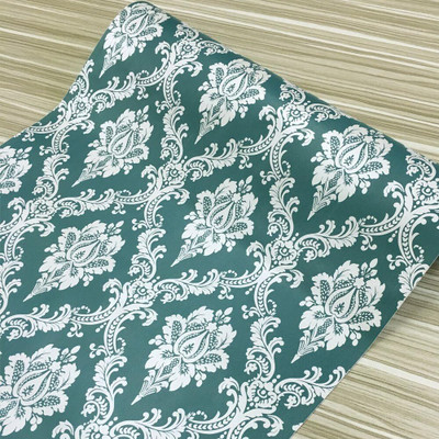 AMOZI Vinyl Classics Green Wallpaper(L x W: 500 cm x 45 cm)