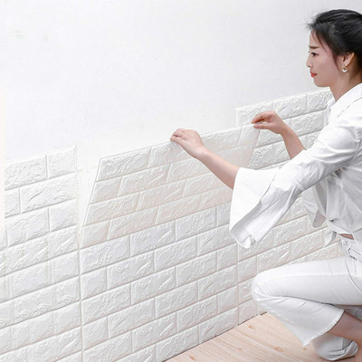 Peijinsart Vinyl TV Series White Wallpaper(L x W: 77 cm x 70 cm)