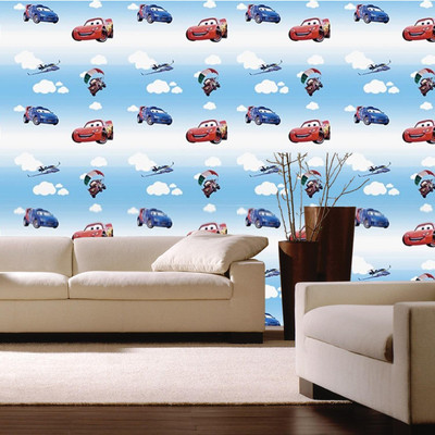 JAAMSO ROYALS Vinyl Decorative Multicolor Wallpaper(L x W: 100 cm x 45 cm)