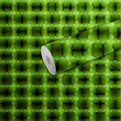 B N PRINT Abstract Green Wallpaper(244 cm x 40 cm)