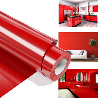 SUPERFAB Abstract Red Wallpaper(121 cm x 60 cm)