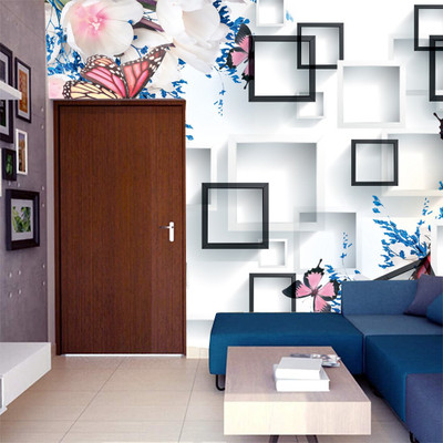 texoro Vinyl Decorative Multicolor Wallpaper(L x W: 325 cm x 40 cm, Pack of 2)