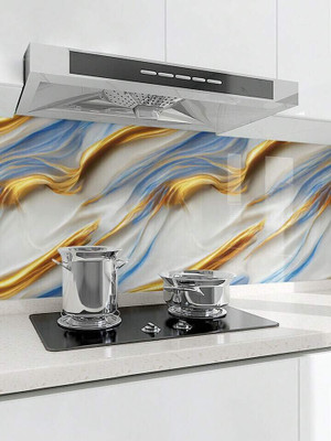 ELUXIA Vinyl Decorative Multicolor Wallpaper(L x W: 200 cm x 60 cm)