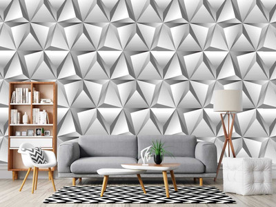Uratech Vinyl Architecture Grey Wallpaper(L x W: 500 cm x 45 cm)