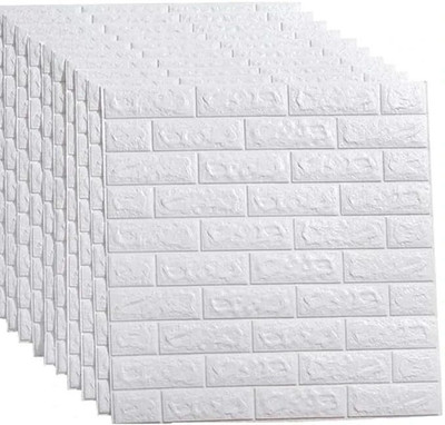 Heen Fab Vinyl Architecture White Wallpaper(L x W: 77 cm x 70 cm, Pack of 8)