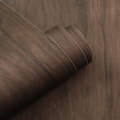 FLIPZONE Vinyl Decorative Brown Wallpaper(L x W: 300 cm x 33 cm, Pack of 3)