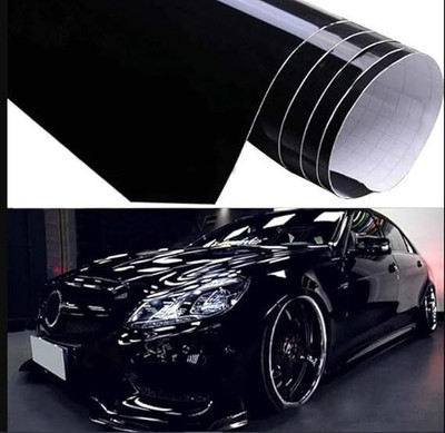 zeepzone Vinyl Abstract Black Wallpaper(L x W: 121 cm x 60 cm)