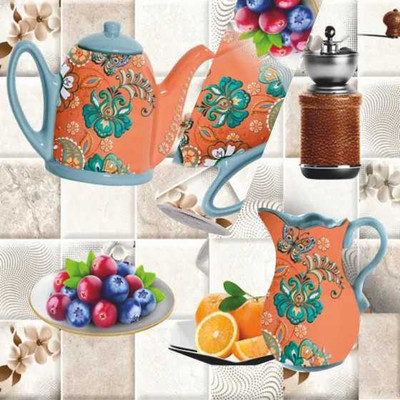 VWALL Abstract Multicolor Wallpaper(230 cm x 40 cm)