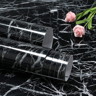 JINELZA Vinyl Abstract Silver Wallpaper(L x W: 60 cm x 200 cm)